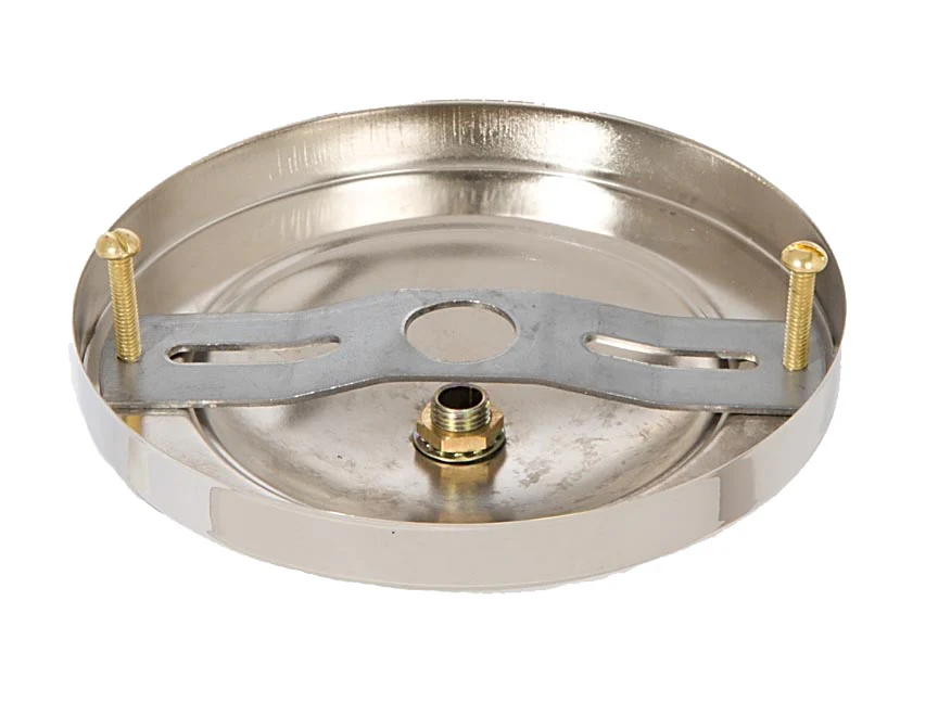 Shallow Dome Nickel Canopy & hardware kit with matching finish (11717N) - Image 4