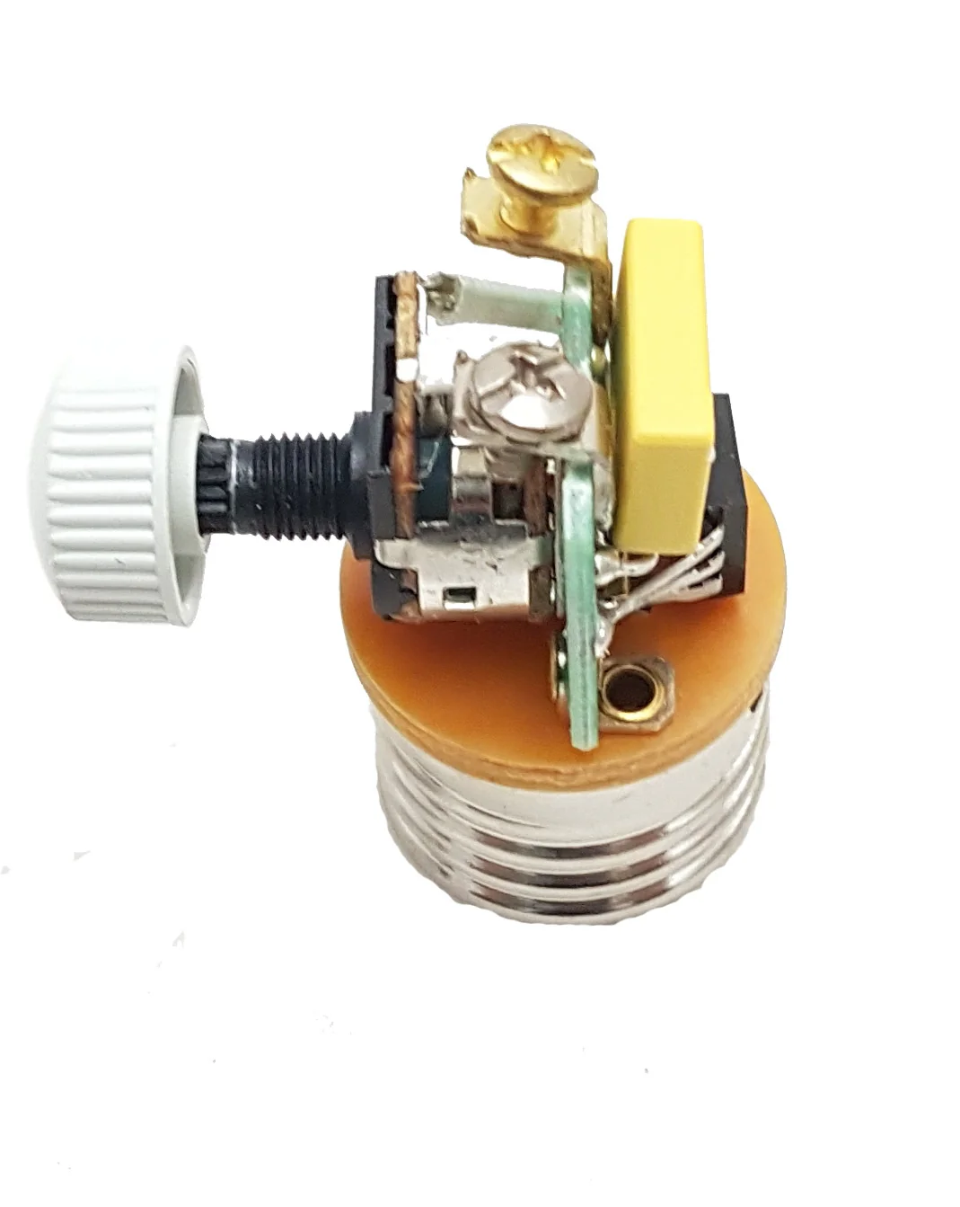 Nickel Finish Full Range Dimmer Socket (47668N) - Image 4