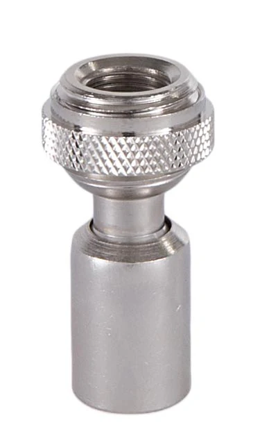 Nickel Finish Hang Straight Swivel, 11/16 inch dia. seat, 1/8F (20517N)