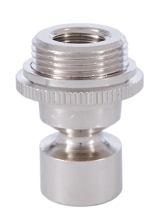 Nickel Hang Straight Lamp Swivel, 1/4F X 1/4F (20510N)