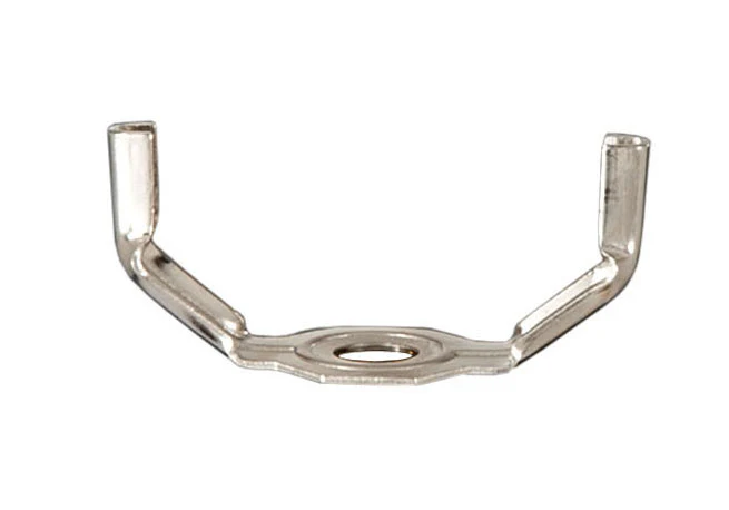 Nickel Lamp Harp Bases 1/8IP (12735N)