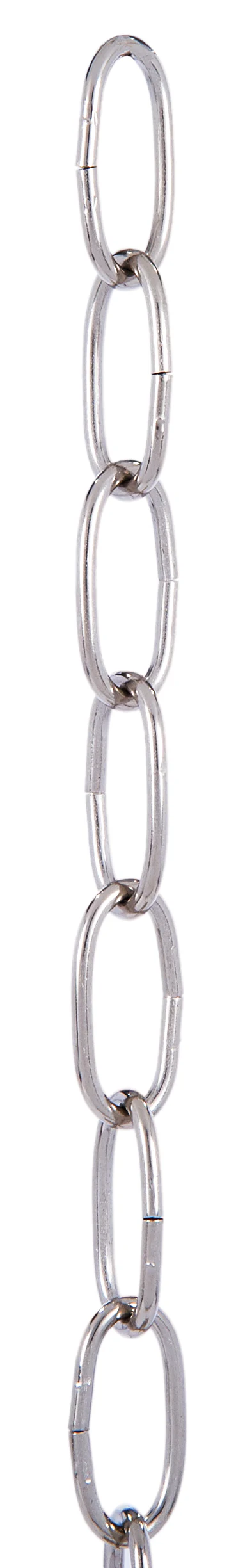 Nickel Plated Steel, 10 Gauge Oval Chain (12995N)