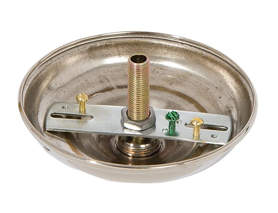 5-1/2" Diam Nickel Plated Canopy, Choice of Kit or Canopy Only (10803N) - Image 4