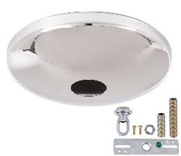 Nickel Plated Modern Ceiling Canopy & Canopy Kit (11787N) - Image 2