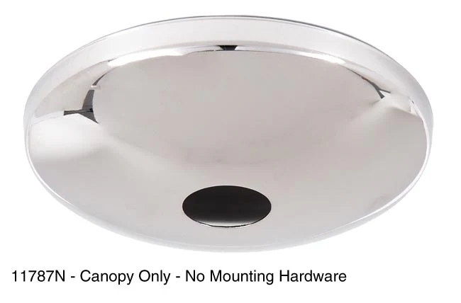 Nickel Plated Modern Ceiling Canopy & Canopy Kit (11787N) - Image 3