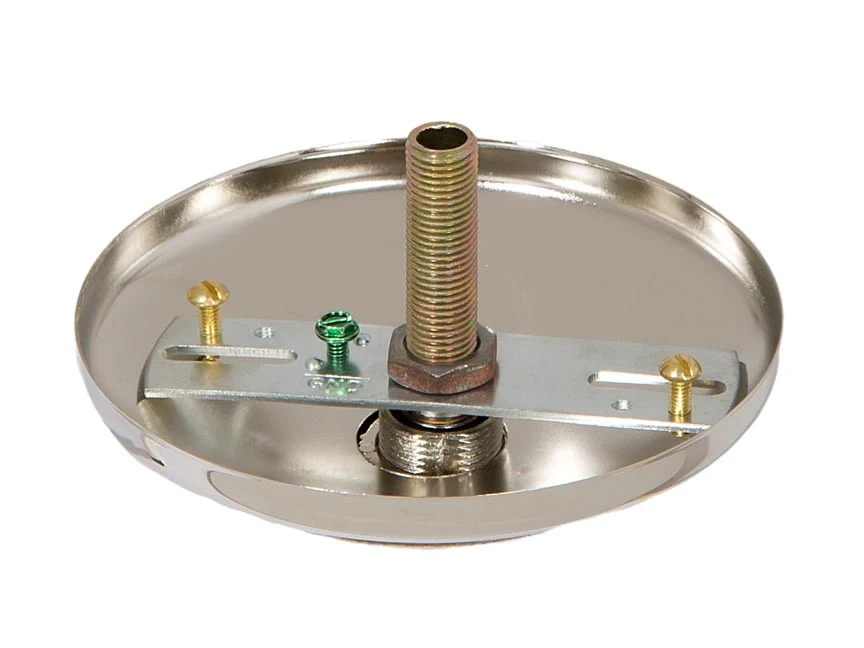 Nickel Plated Modern Ceiling Canopy & Canopy Kit (11787N) - Image 4