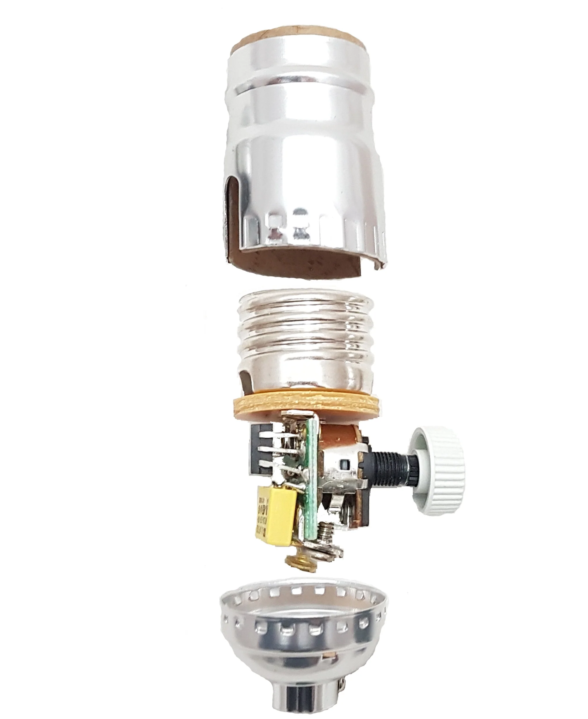 Nickel Table Lamp Wiring Kit With Full-range dimmer Socket (30554N10) - Image 5