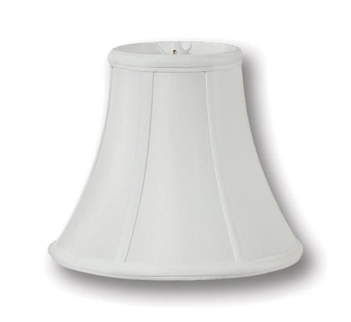 Off White Tissue Shantung Deluxe Bell Shade (05996W)