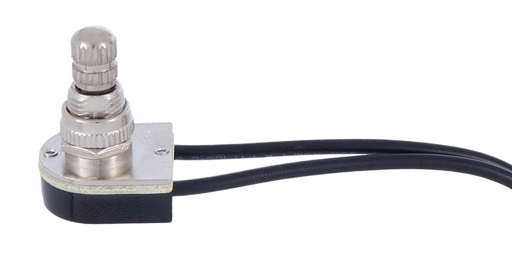 On-Off Nickel Plated Rotary Canopy Switch (40400N) - Image 2