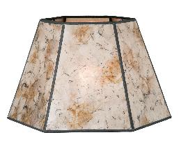 Onyx Color Hexagon Style Mica Lampshade (05702S)
