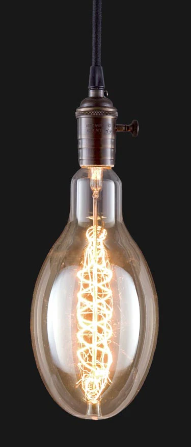 Oversized, Vintage Style ED120 Antique Style Light Bulb, 9.5" Ht. (47208)