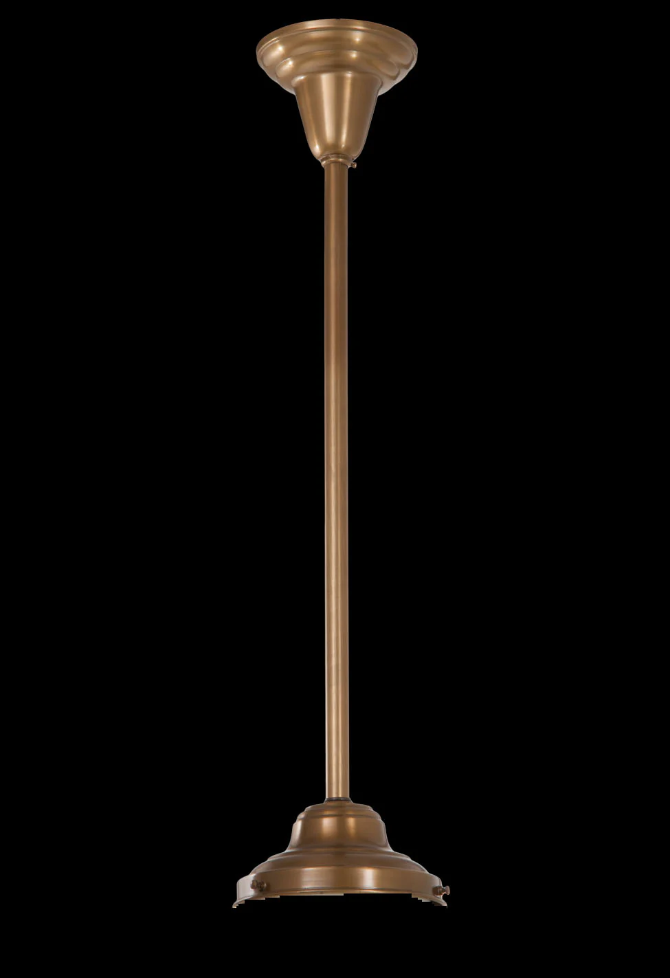 Pendant Fixture with Antique Brass Finish, 4" fitter (69415B)