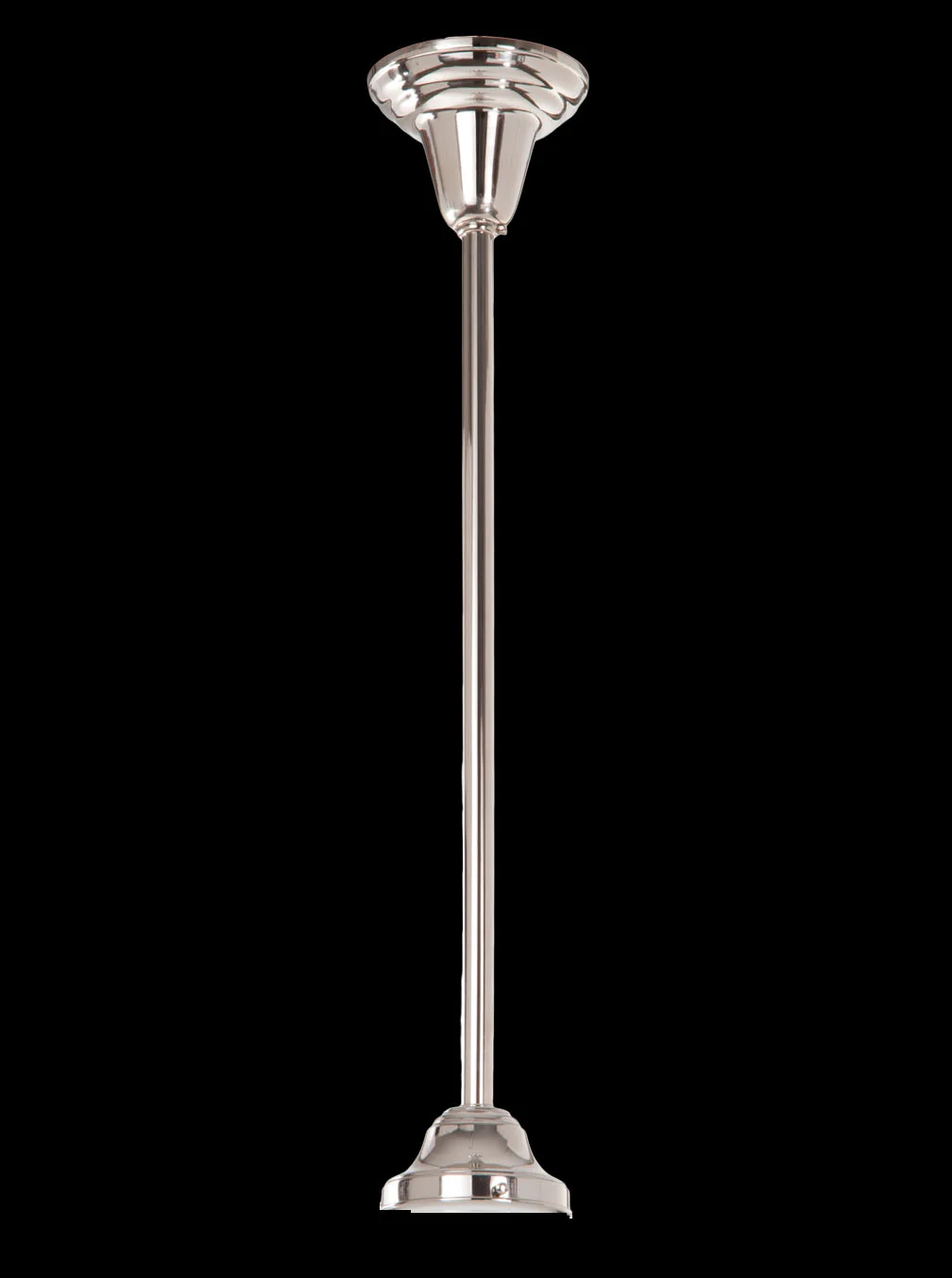 Pendant Fixture with Nickel Finish, 6" fitter (69417N)