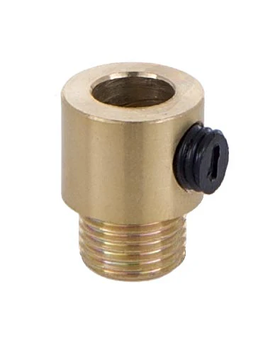Polished Brass Cord Grip Bushing w/Set Screw, 1/8 IP (26931)