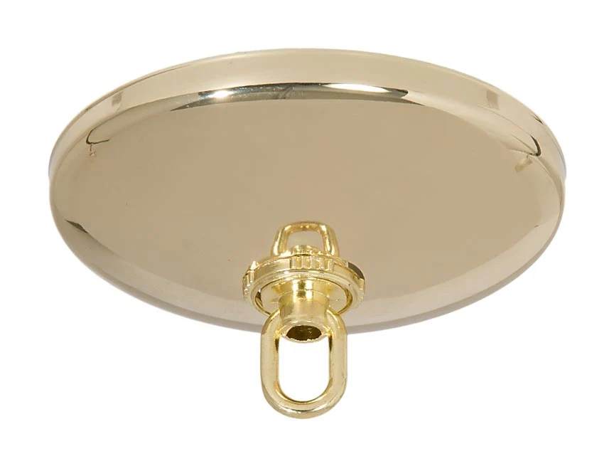 Brass Plated Modern Ceiling Canopy & Canopy Kit (11787)