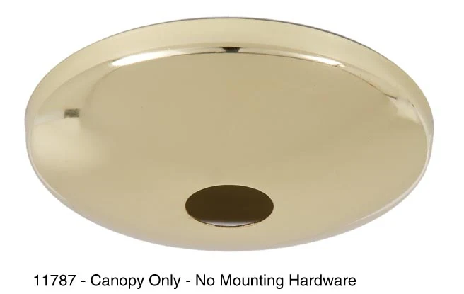 Brass Plated Modern Ceiling Canopy & Canopy Kit (11787) - Image 3