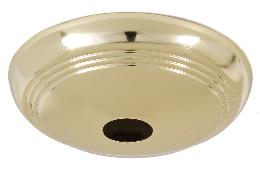 Brass Plated Screw Collar Ribbed Canopy Kits (11788) - Image 2