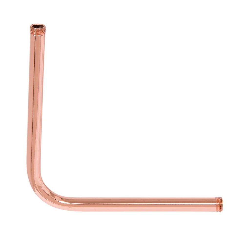 Polished Copper Finish Steel Bent Lamp Arm, Choice of Size (12091C)