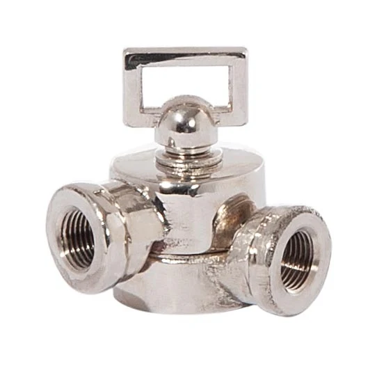 Polished Nickel Die Cast Brass Swivel, No Teeth, 1/8F (20536N)
