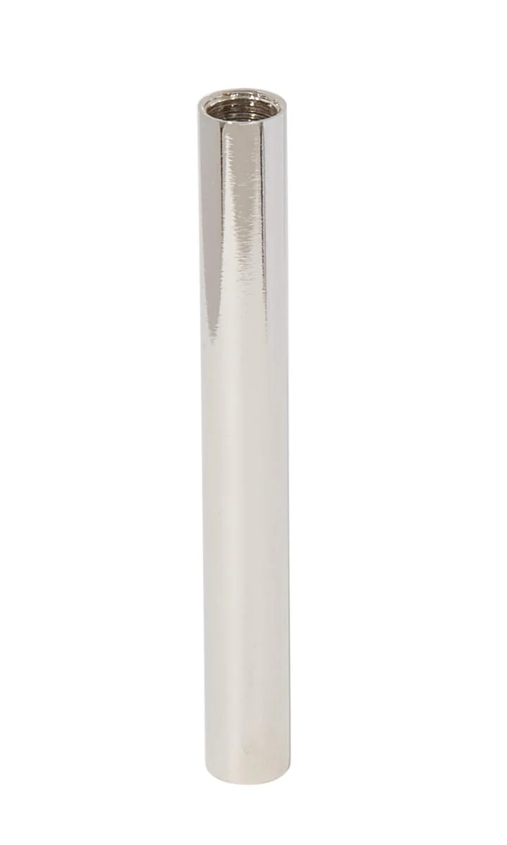 Polished Nickel Female Threaded Steel Pipe, 1/8F, Choice of Length (22216N)