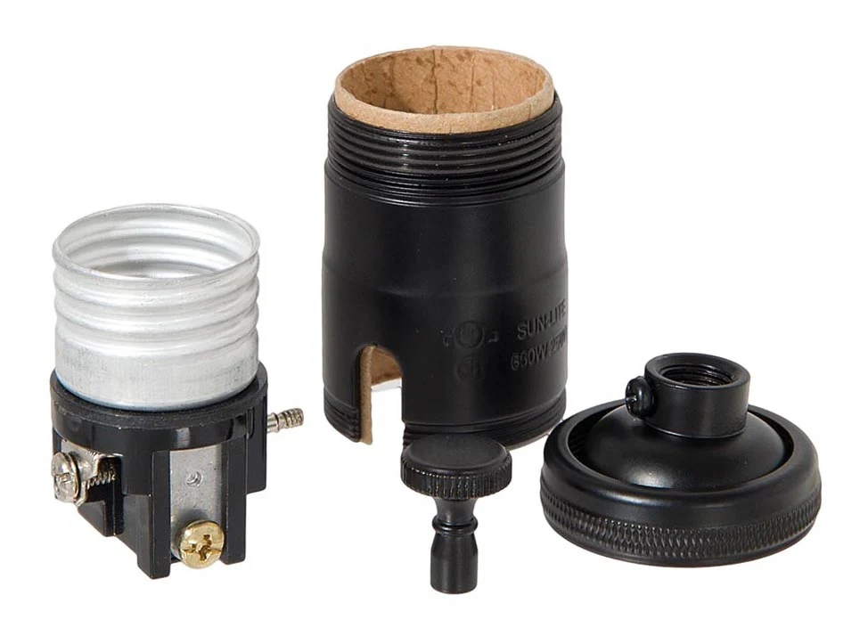 Premium Satin Black Finish Heavy Turned Brass Keyless Short Socket (48240BK) - Image 2