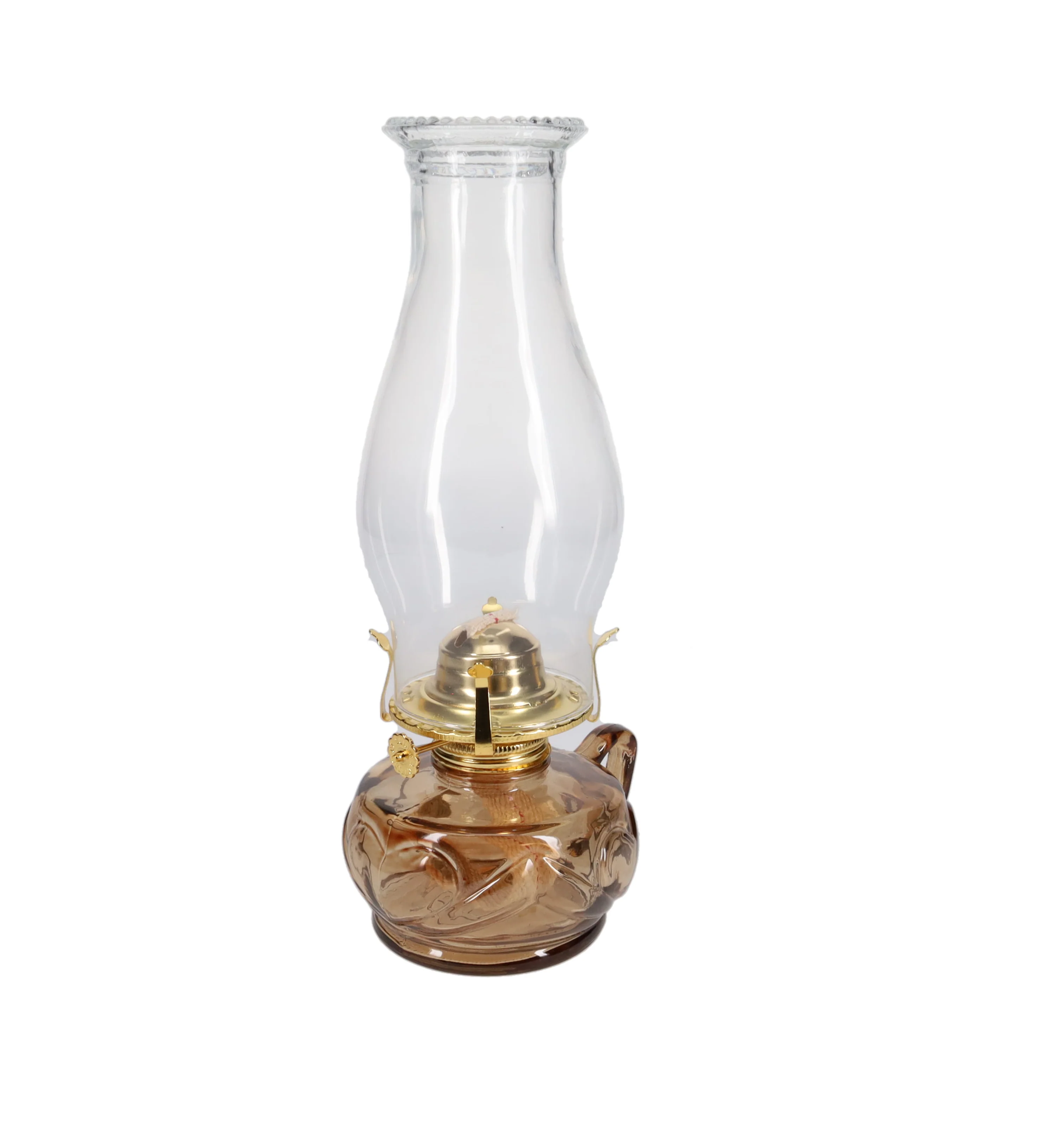 Amber United Hearts Finger Lamp with Brass Plated Hardware (67470AB) - Image 4
