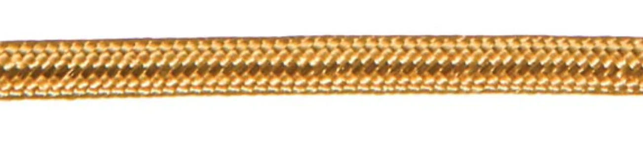 Gold Color Rayon Covered Parallel Lamp Spool Cord, 18 Gauge SPT-1 (46630)