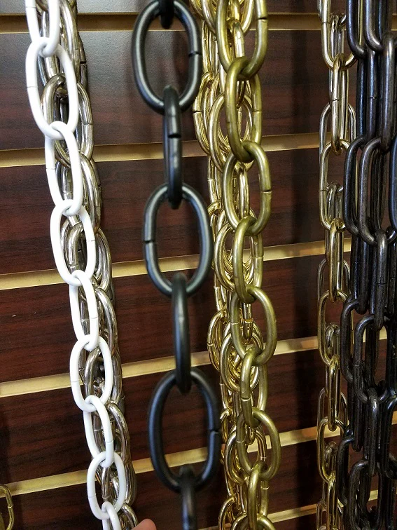 Satin Black 5 Gauge Oval Steel Chain (12990BK) - Image 2