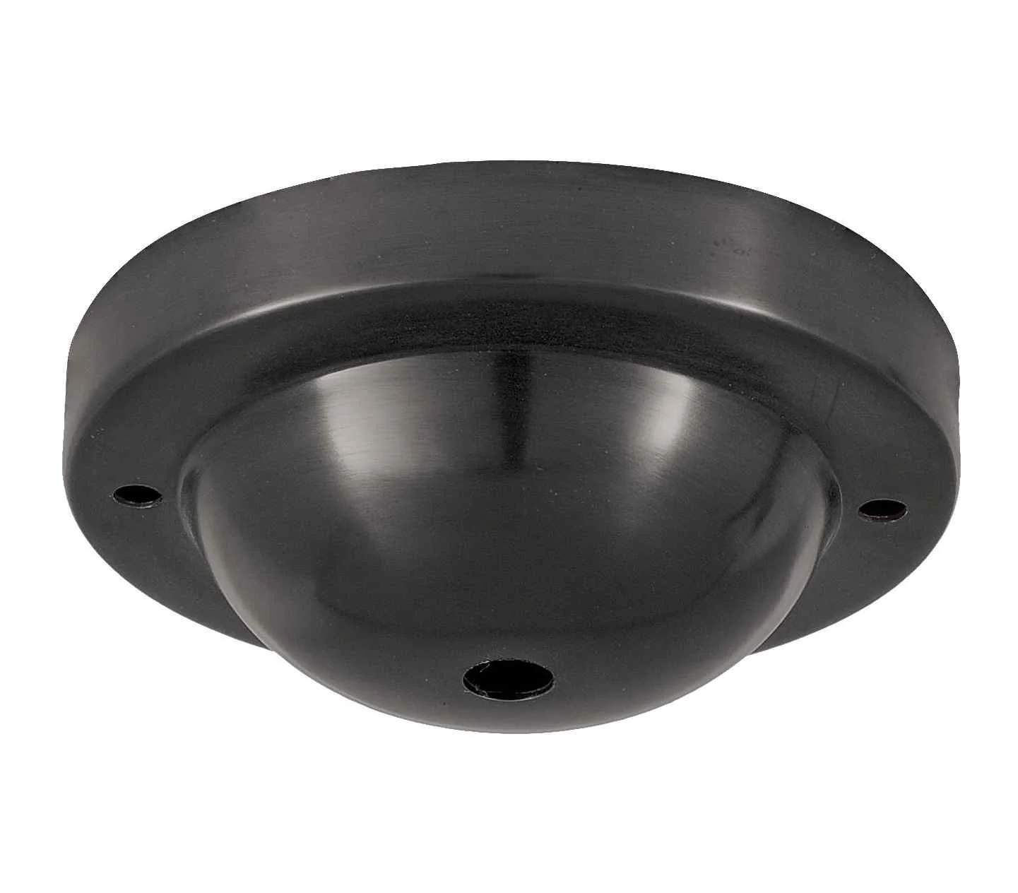 Deep Dome Shape Satin Black Canopy & hardware kit with matching finish (11716BK) - Image 4