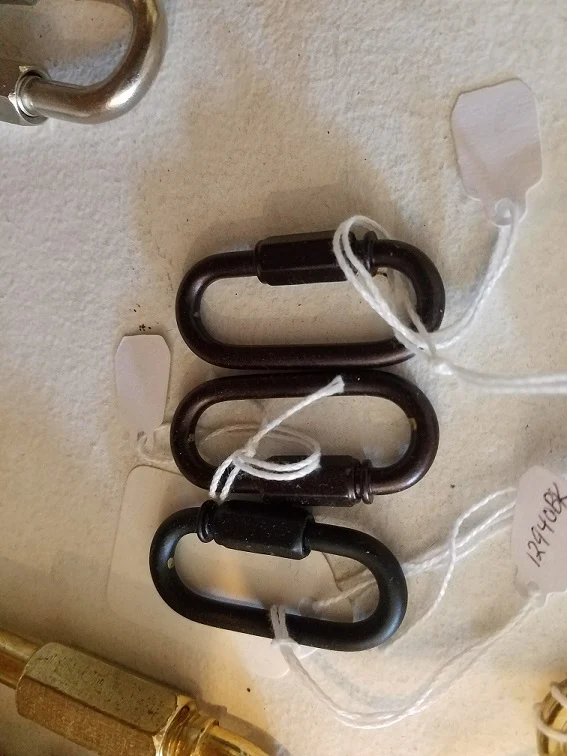 Satin Black Finish Chain Connecting Link (12940BK) - Image 2