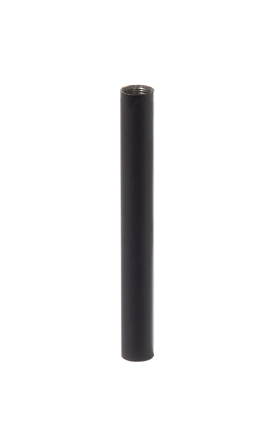 Satin Black Finish Female Threaded Steel Pipe, 1/8F, Choice of Length (22216BK) - Image 2