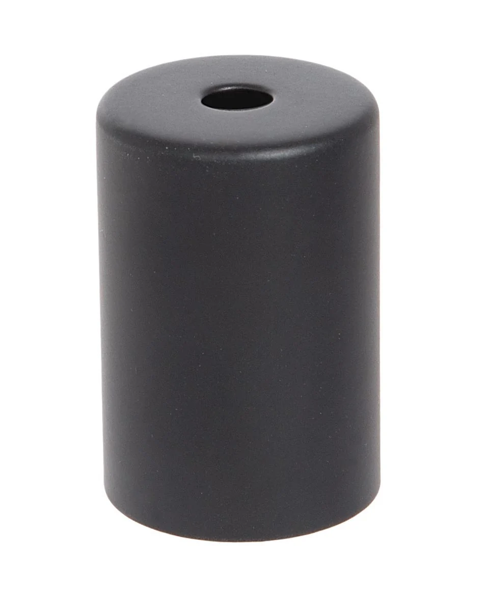 Satin Black Finish Steel E-26 Lamp Socket Cup with E-26 Socket and Mounting Hardware (48732BK) - Image 2