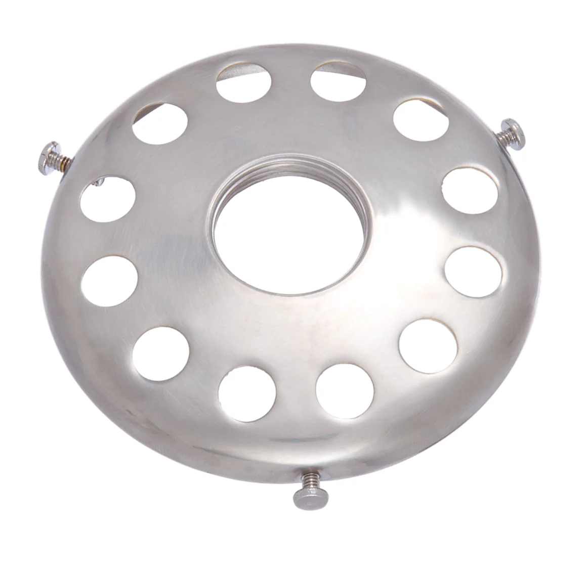 Satin Nickel 4 Inch UNO Shade Holder (10728SN)
