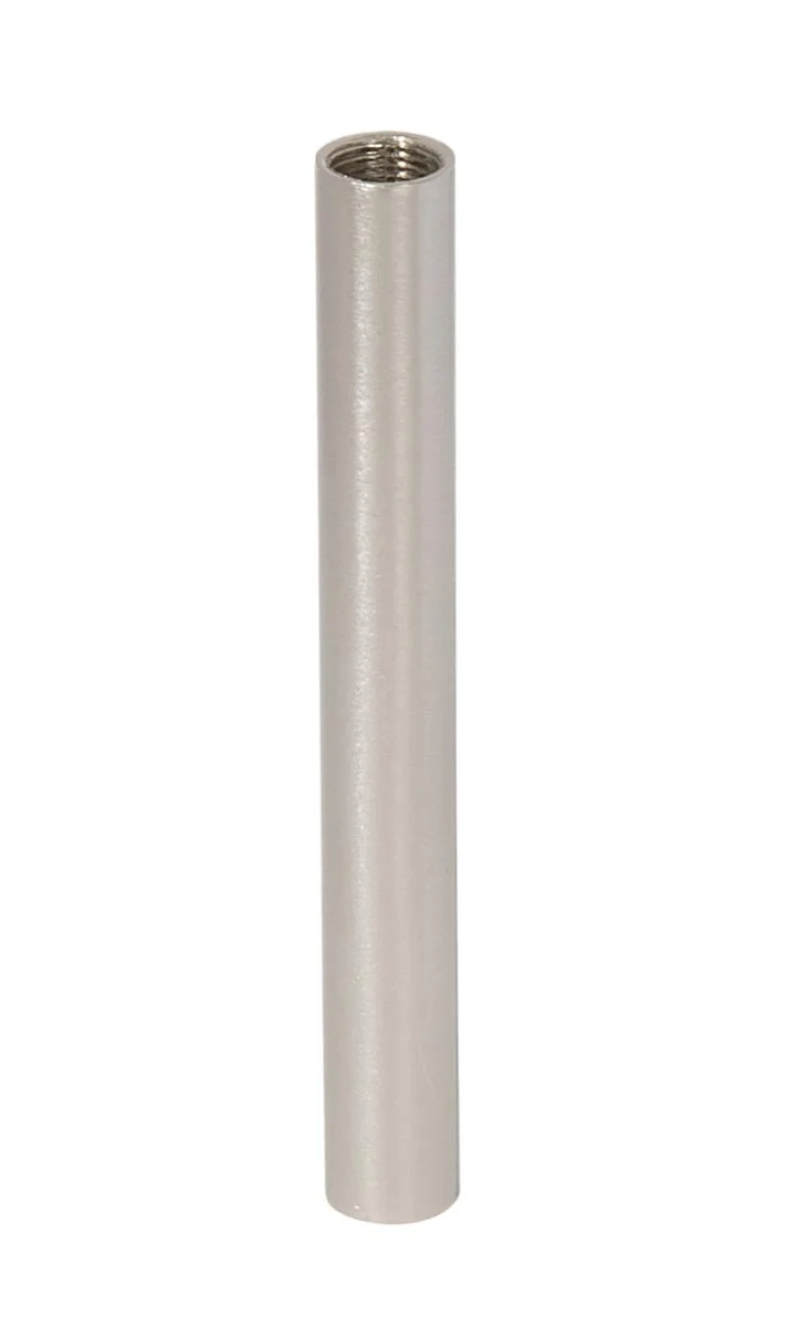 Satin Nickel Female Threaded Steel Pipe, 1/8F, Choice of Length (22216SN)