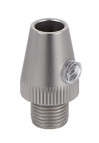 Satin Nickel Finish Metal Cord Grip Bushing w/Set Screw (26945SN)