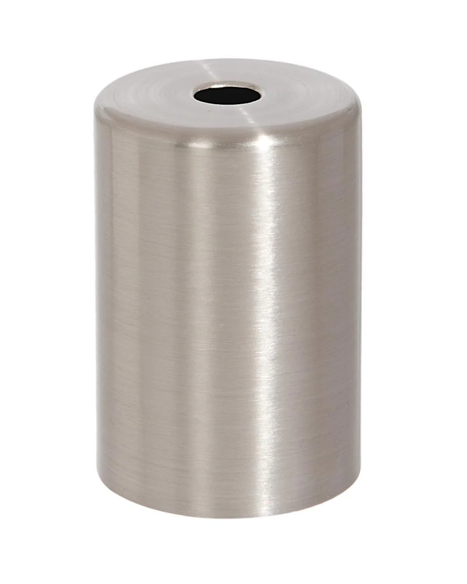 Satin Nickel Finish Steel E-26 Lamp Socket Cup COMPLETE with Socket and Mounting Hardware (48732SN) - Image 2