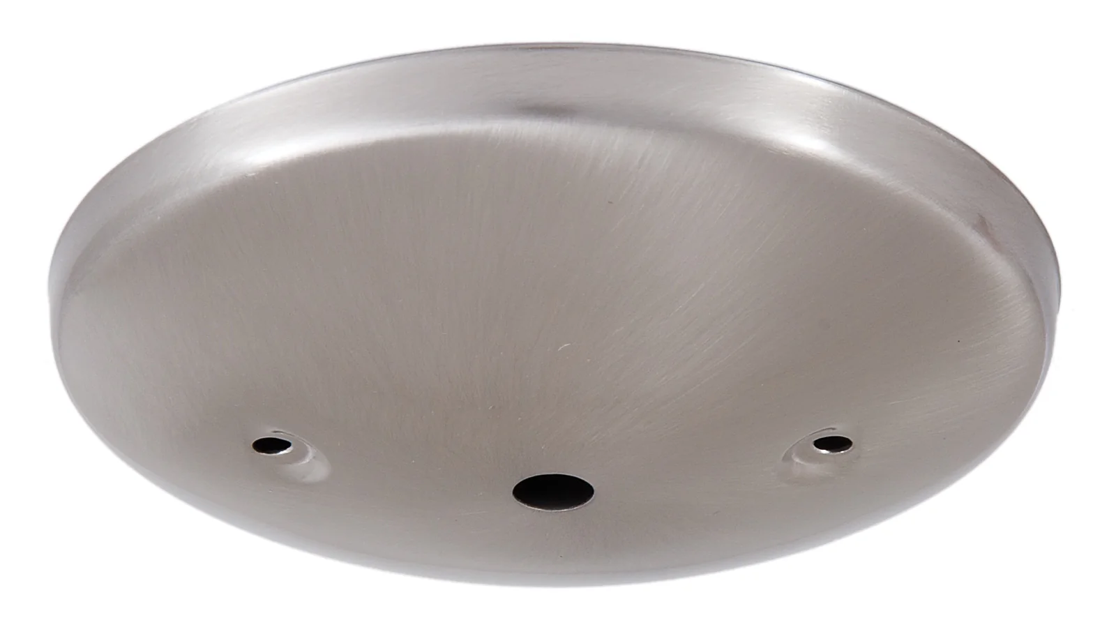 5" Satin Nickel Finished Steel, Modern Fixture Canopy Kit w/Cord Grip Bushing (11784SN) - Image 2