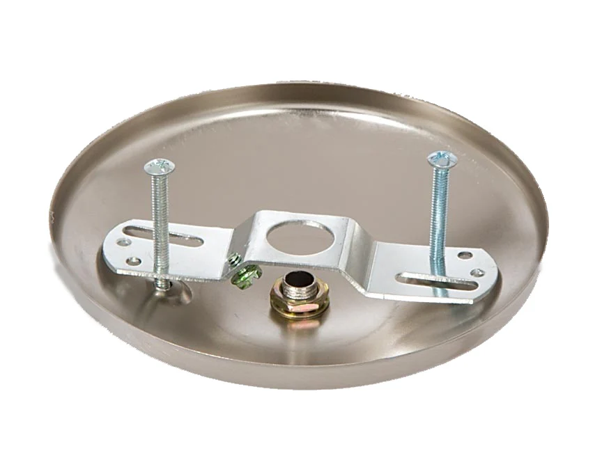 5" Satin Nickel Finish, Modern Shallow Design Fixture Canopy Kit (11778SN) - Image 2