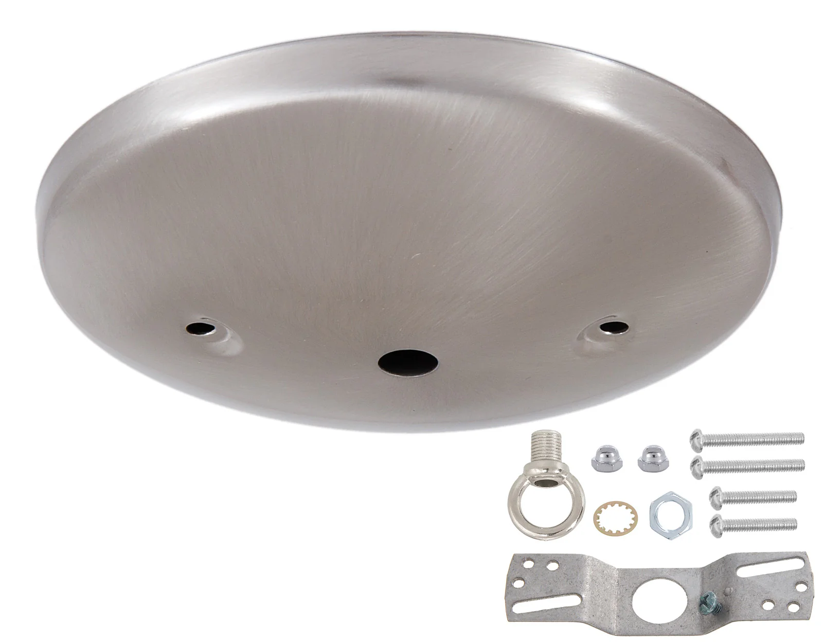 5" Satin Nickel Finish, Modern Shallow Design Fixture Canopy Kit (11778SN) - Image 3