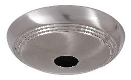 5 1/4" Diameter Satin Nickel Screw Collar Ribbed Canopy and Canopy Kit (11788SN) - Image 2