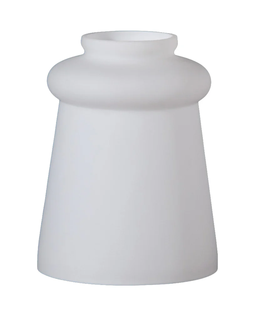 2 1/4" Fitter, Satin Opal Early Style Fixture Shade, 5-1/8 inch tall (08441)