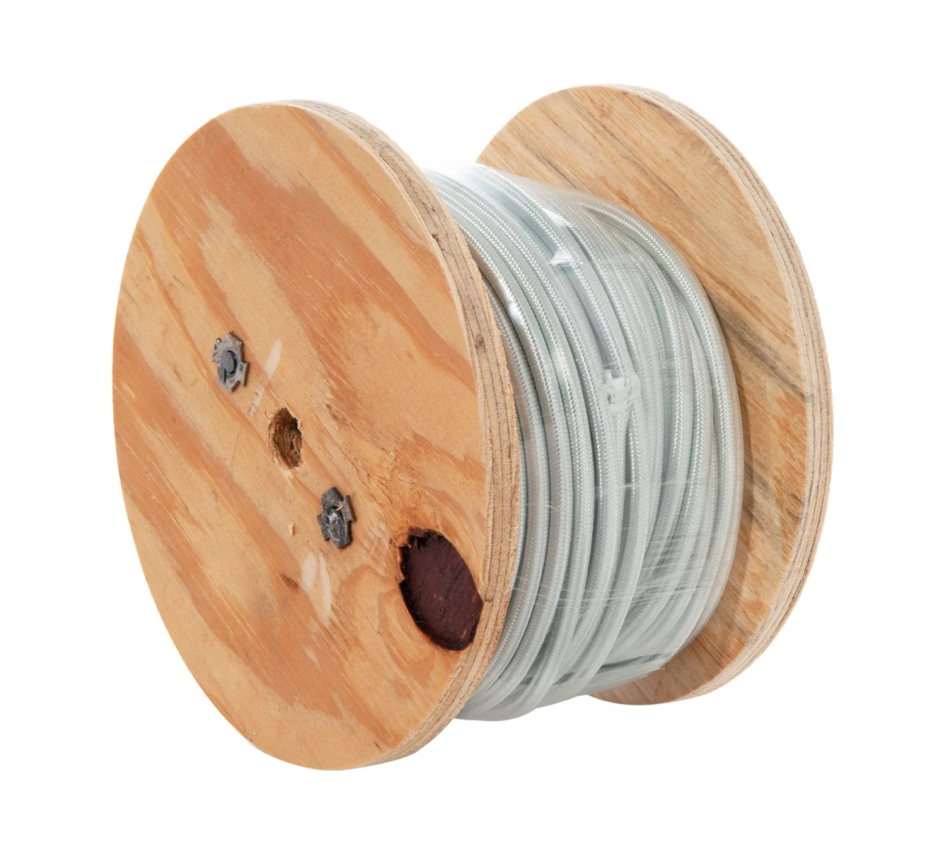 18-3 SVT-B Silver Color, Fabric Covered Parallel Fabric Lamp Cord, Choice of Length, UL Listed (46655S) - Image 2