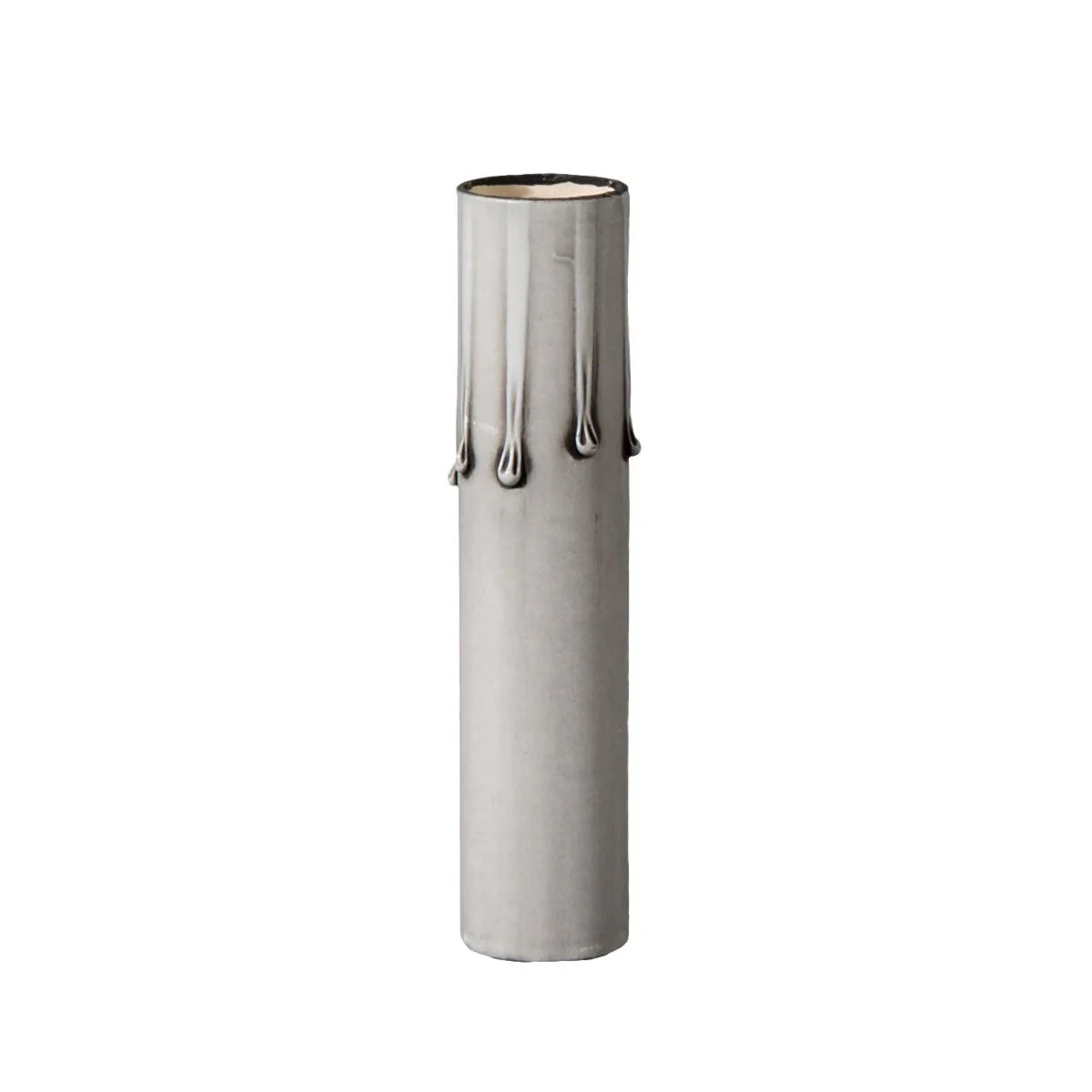 Silver Leaf Paper Board Candle Cover, CANDELABRA Base, Choice of Size (19971K)
