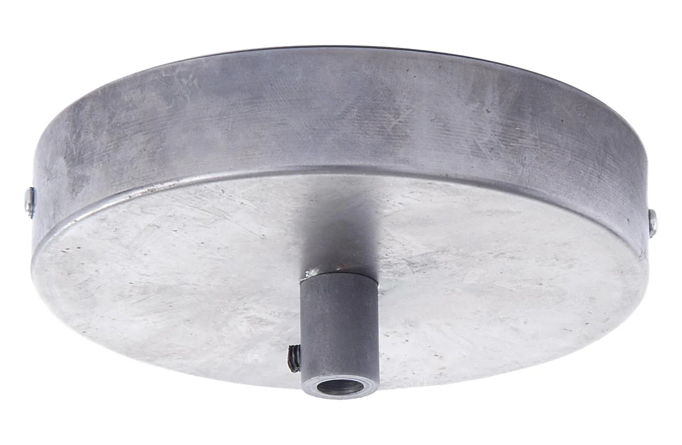 Single Port Lighting Fixture Canopy Kit in Unfinished Steel (11718U)