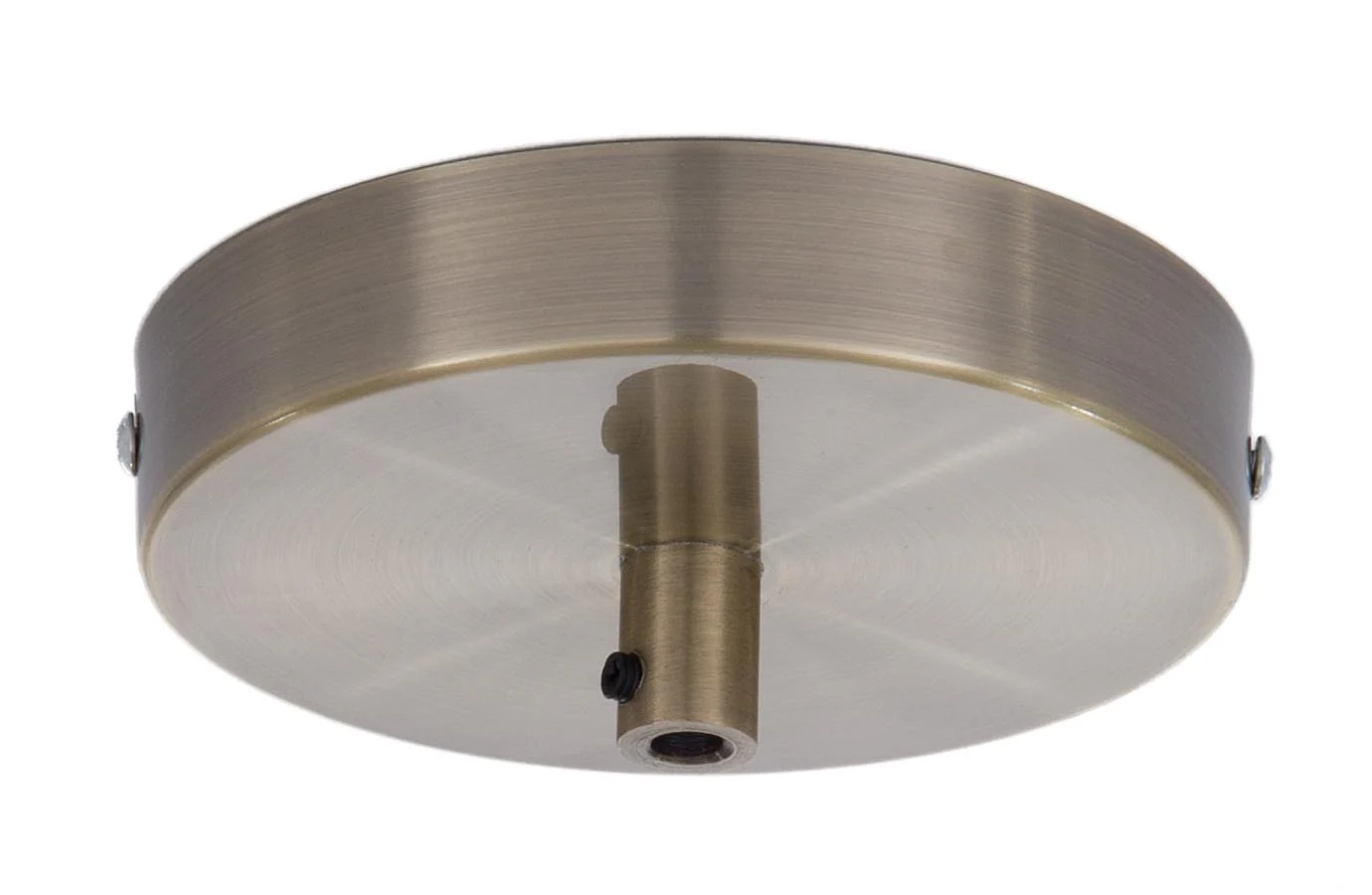 Single Port Light Fixture Canopy Kit with Antique Brass Finish (11718A)