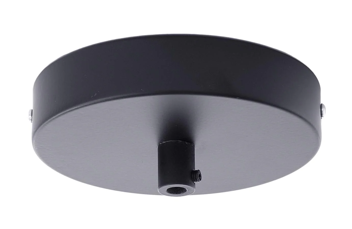 Single Port Lighting Fixture Canopy Kit with Flat Black Finish (11718BK)