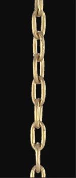 Small, Brass Plated Steel Decorative Chain (12999)