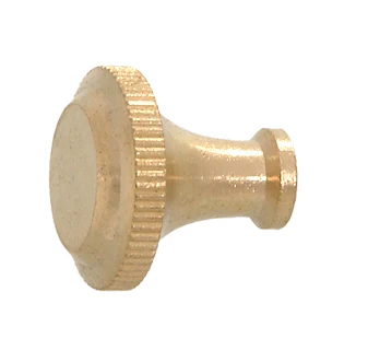 Solid Brass Knurled Key, 5/8" Long (20923)