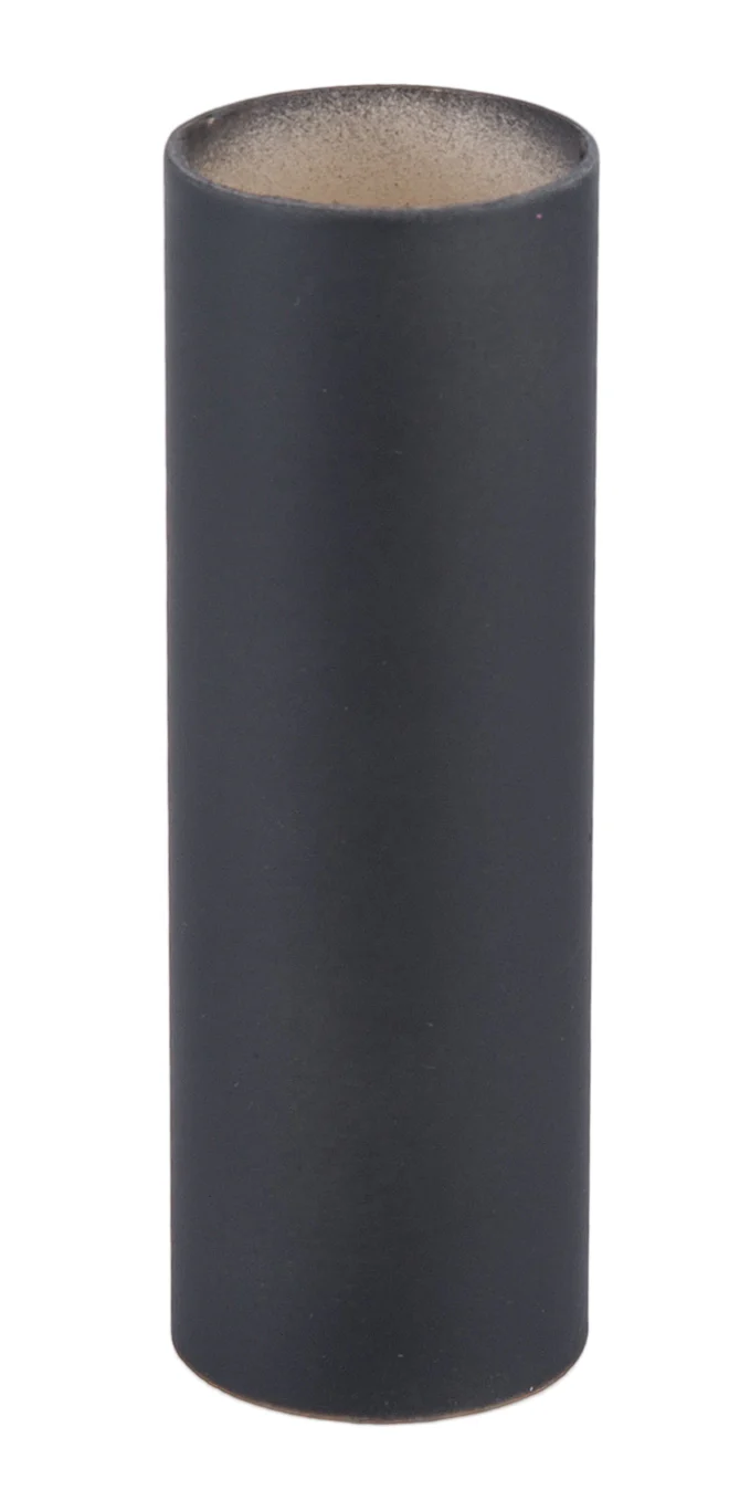 4" Tall Black Matte Paper Board Candle Cover, MEDIUM Base (19807B)