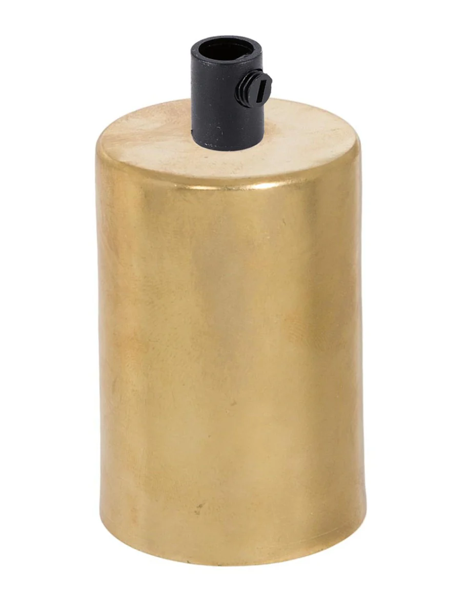 Unfinished Brass E-26 Lamp Socket Cup with COMPLETE Socket and Mounting Hardware (48732U)